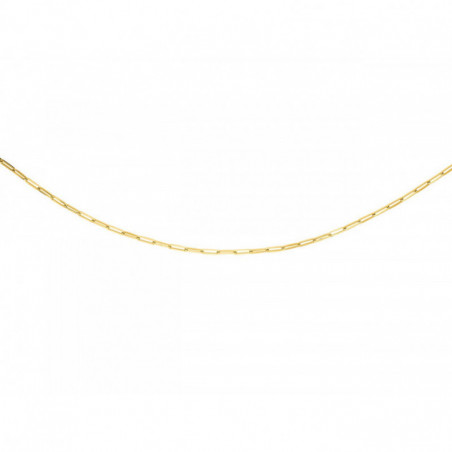 Collier OR Jaune 750 ml Maille Rectangles