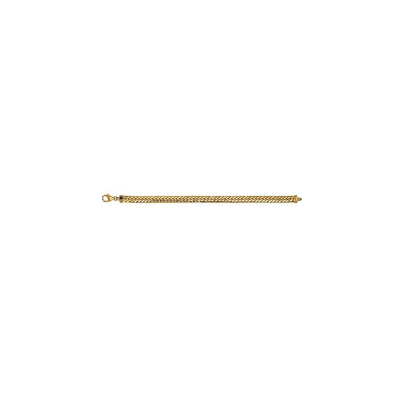 Bracelet OR Jaune 750 ml Maille anglaise