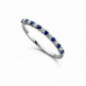 Alliance OR Blanc 750 ml Diamants et Saphirs