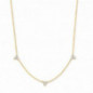Collier OR Jaune 750 ml Diamants