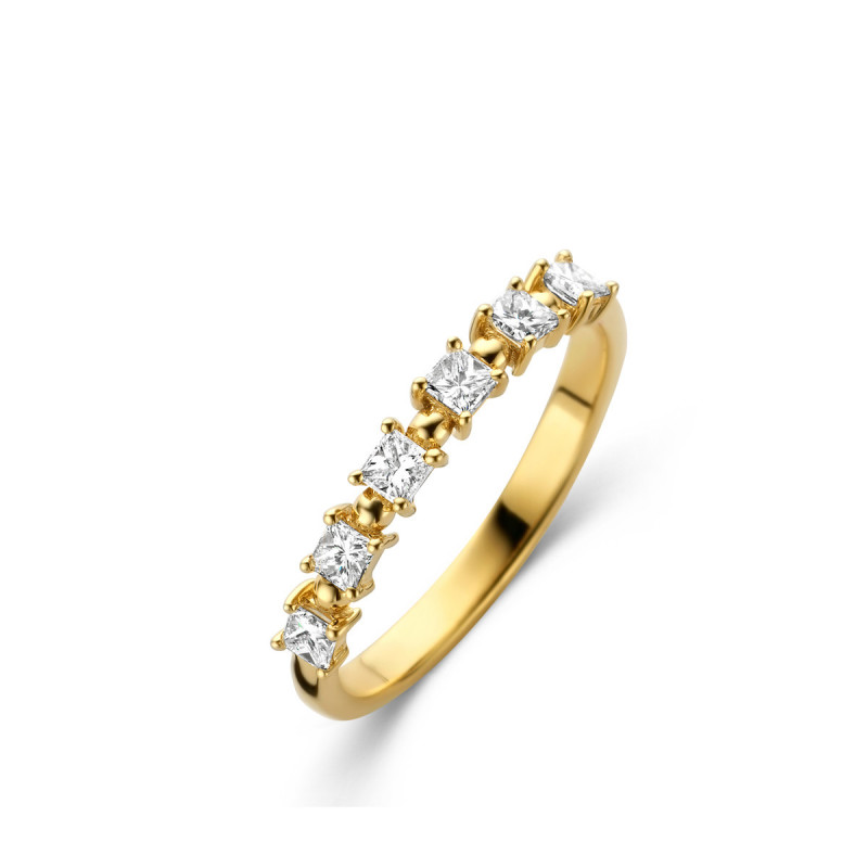 Bague OR Jaune 750 ml Diamants