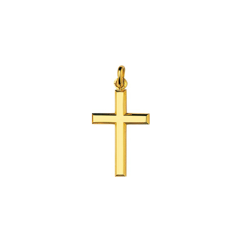 Pendentif OR Jaune 750 ml Croix