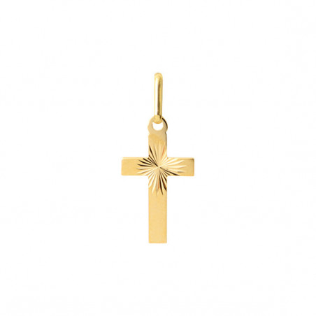 Pendentif Croix OR Jaune 750 ml