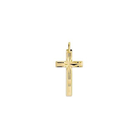 Pendentif Croix OR Jaune 750 ml