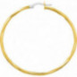 Boucles d'oreilles Créoles OR Jaune 750 ml