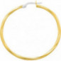 Boucles d'oreilles Créoles OR Jaune 750 ml