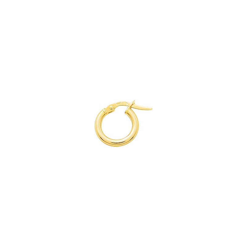Boucles d'oreilles Créoles OR Jaune 750 ml