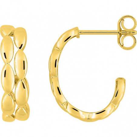 Boucles d'oreilles OR Jaune 750 ml