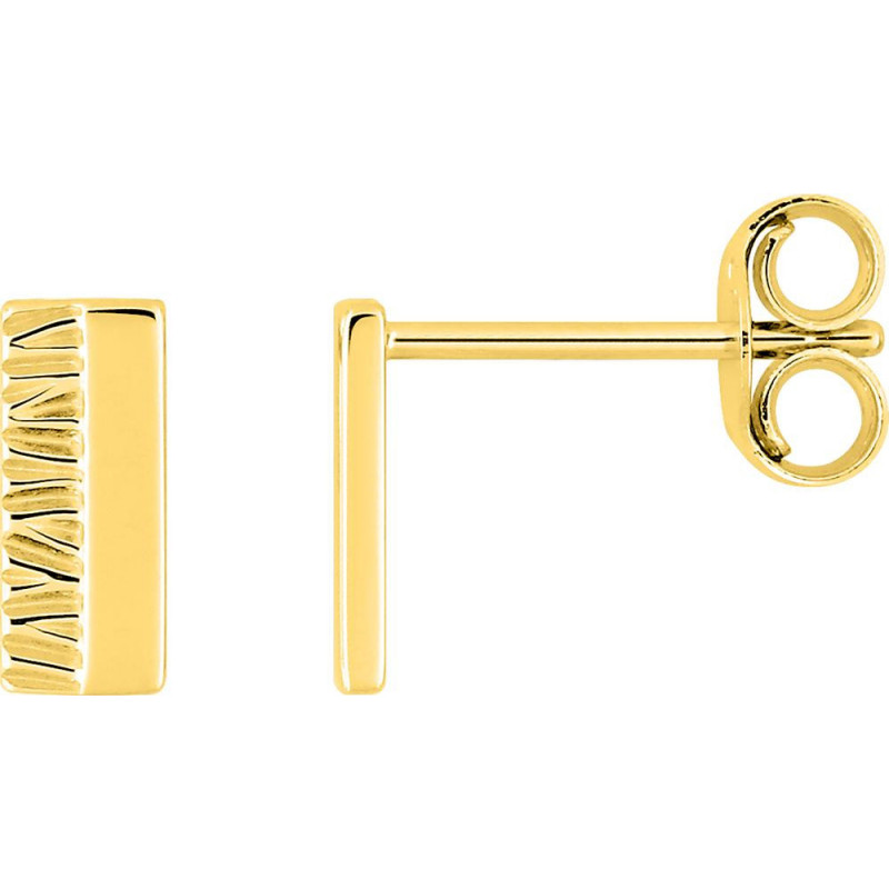 Boucles d'oreilles OR jaune 750 ml