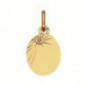 Pendentif OR Jaune 750 ml