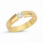Solitaire OR Jaune 750 ml Diamant