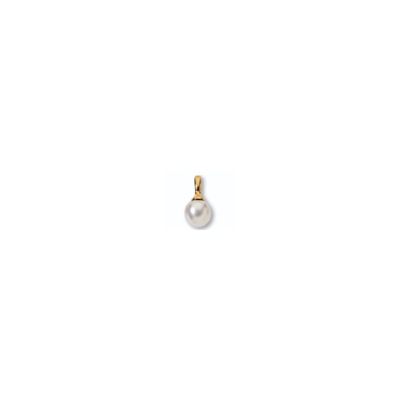 Pendentif OR Jaune 750 ml & Perle de culture Akoya