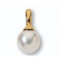 Pendentif OR Jaune 750 ml & Perle de culture Akoya