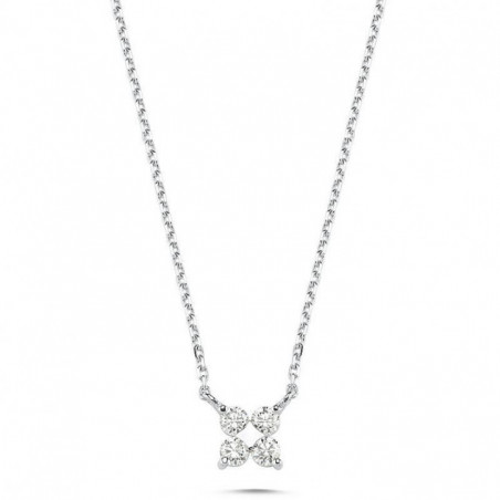 Collier OR Blanc 750 ml Diamants
