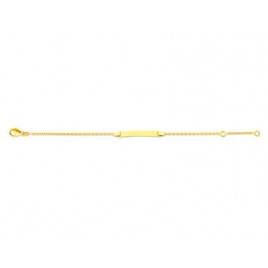 Bracelet Identité OR Jaune 750 ml