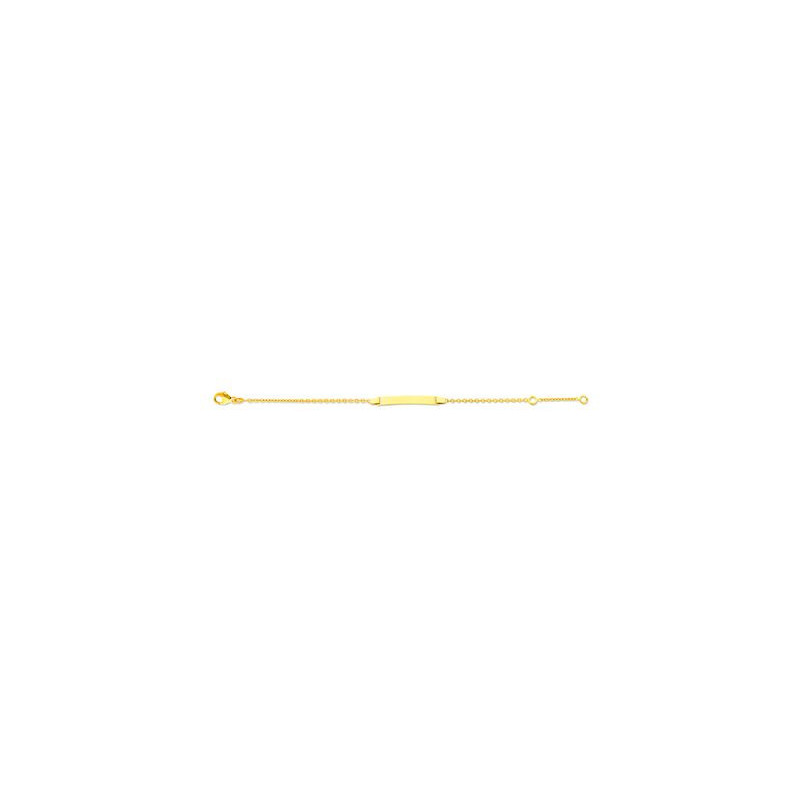 Bracelet Identité OR Jaune 750 ml Bracelet Identité OR Jaune 750 ml