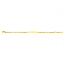 Bracelet Identité bébé OR Jaune 750 ml