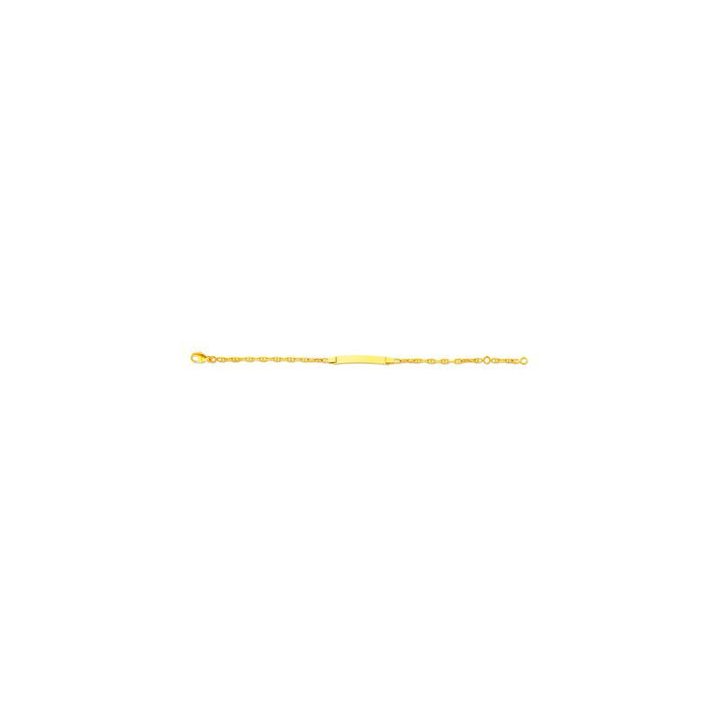 Bracelet Identité bébé OR Jaune 750 ml Bracelet Identité bébé OR Jaune 750 ml