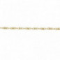 Bracelet OR Jaune et Blanc 750 ml