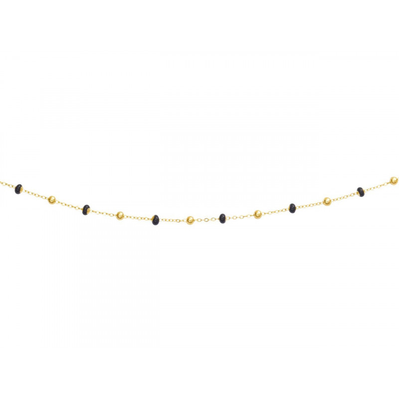 Collier OR Jaune 750 ml Boules noires Collier OR Jaune 750 ml Boules noires