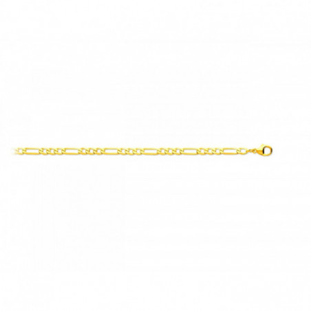 Bracelet OR Jaune 750 ml Maille Alternée