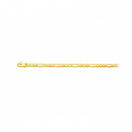 Bracelet OR Jaune 750 ml Maille Alternée