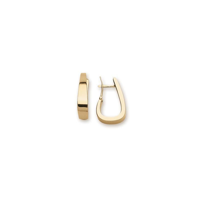Boucles d'oreilles Créoles OR Jaune 750 ml