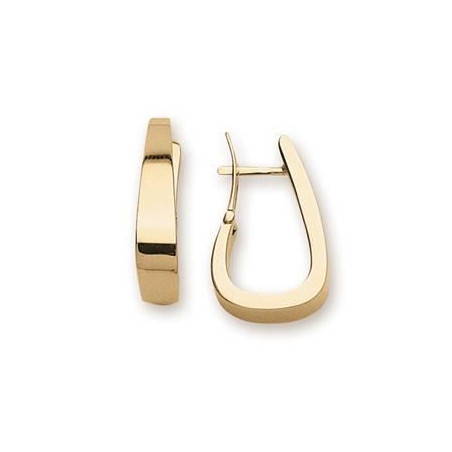 Boucles d'oreilles Créoles OR Jaune 750 ml