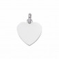 Pendentif OR Blanc 750 ml Cœur