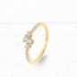 Bague OR Jaune 750 ml Toi & Moi Diamants Bague OR Jaune 750 ml Toi & Moi Diamants