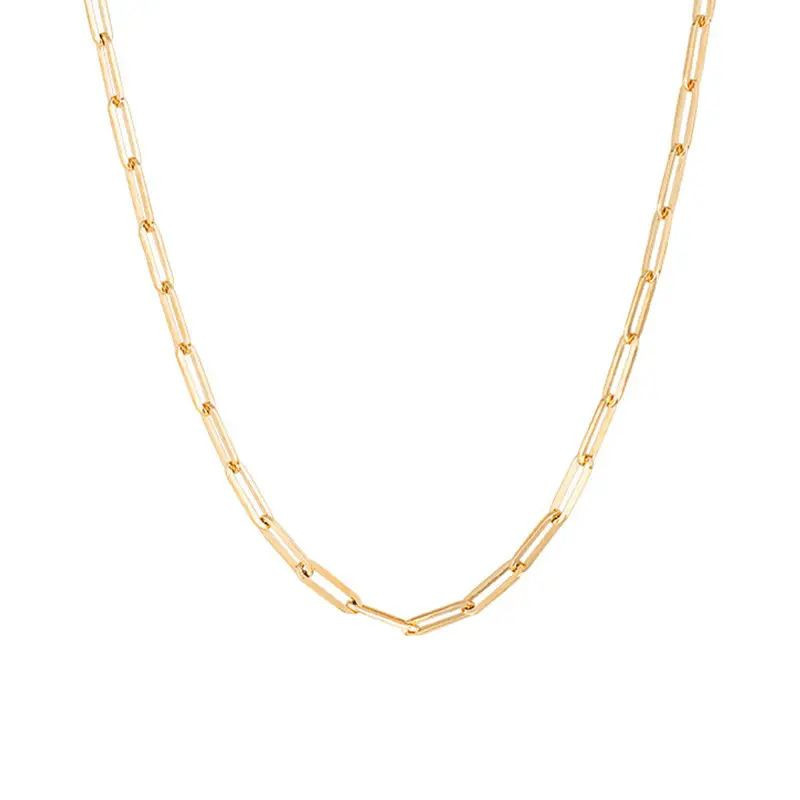 Collier OR Jaune 750 ml Maille rectangle