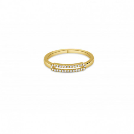 Bague OR Jaune 750 ml Diamants