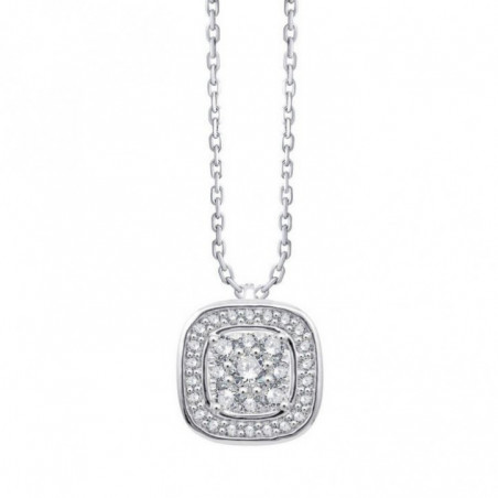 Collier OR Blanc 750 ml Diamants