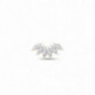 Boucle d'oreille OR Jaune et Blanc 750 ml Diamants Boucle d'oreille OR Jaune et Blanc 750 ml Diamants