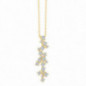 Collier OR Jaune 750 ml Diamants