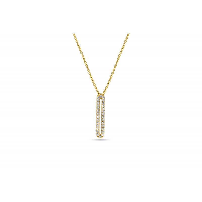 Collier OR Jaune 750 ml Diamants Collier OR Jaune 750 ml Diamants