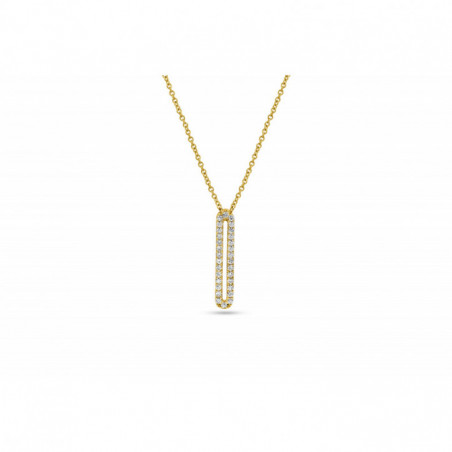Collier OR Jaune 750 ml Diamants