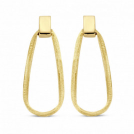 Boucles d'oreilles OR Jaune 750 ml