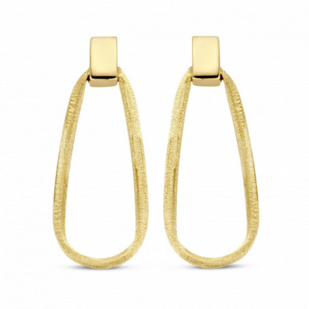 Boucles d'oreilles OR Jaune 750 ml