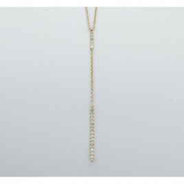 Collier OR Jaune 750 ml Diamants