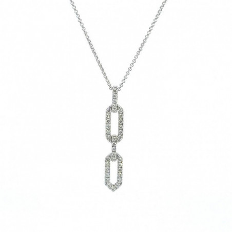 Collier OR Blanc 750 ml Diamants