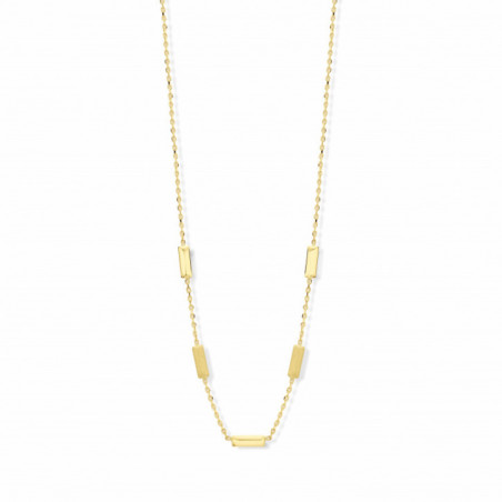 Collier OR Jaune 750 ml avec plaques rectangulaires mates