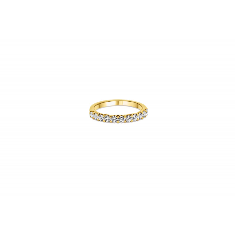 Bague OR Jaune 750 ml Diamants