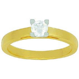 Solitaire OR Jaune et Blanc 750 ml Diamant
