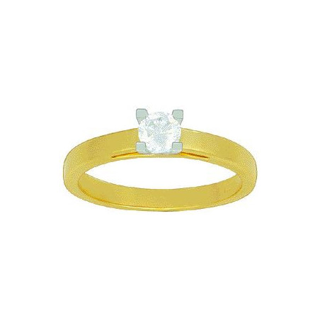 Solitaire OR Jaune et Blanc 750 ml Diamant