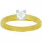 Solitaire OR Jaune et Blanc 750 ml Diamant Solitaire OR Jaune et Blanc 750 ml Diamant
