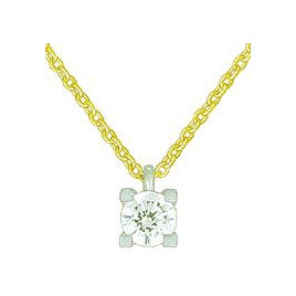 Collier OR Jaune et Blanc 750 ml Diamant