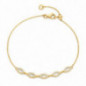 Bracelet OR Jaune 750 ml Diamants