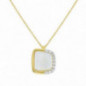 Collier OR Jaune 750 ml Diamants et Nacre