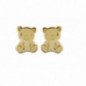 Boucles d'oreilles OR jaune 750 ml Oursons